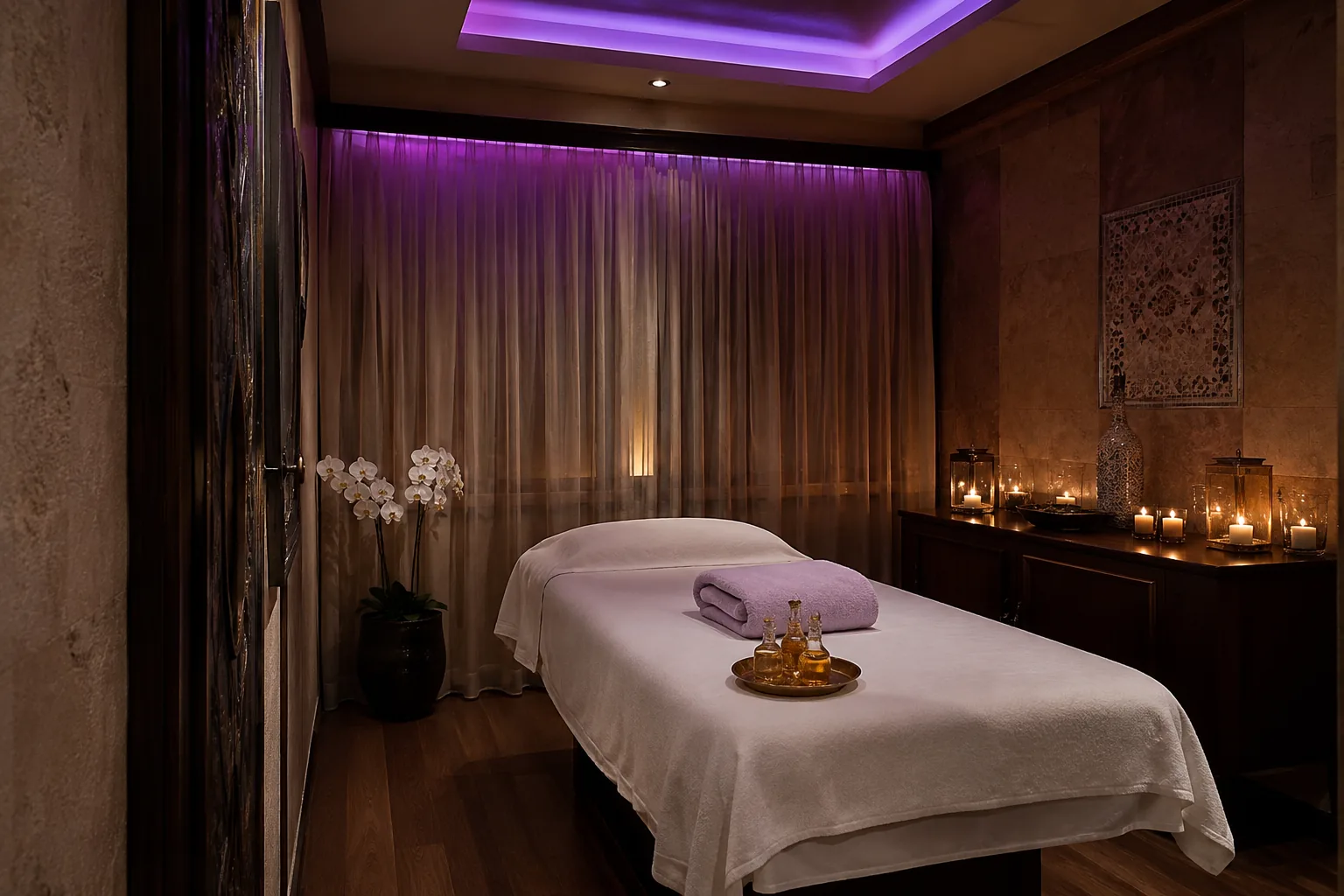 Masaj odasının genel görünümü — Lila Spa, Esenyurt misafirlerine hizmet veren salon